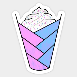 Cotton Candy Parfait Sticker